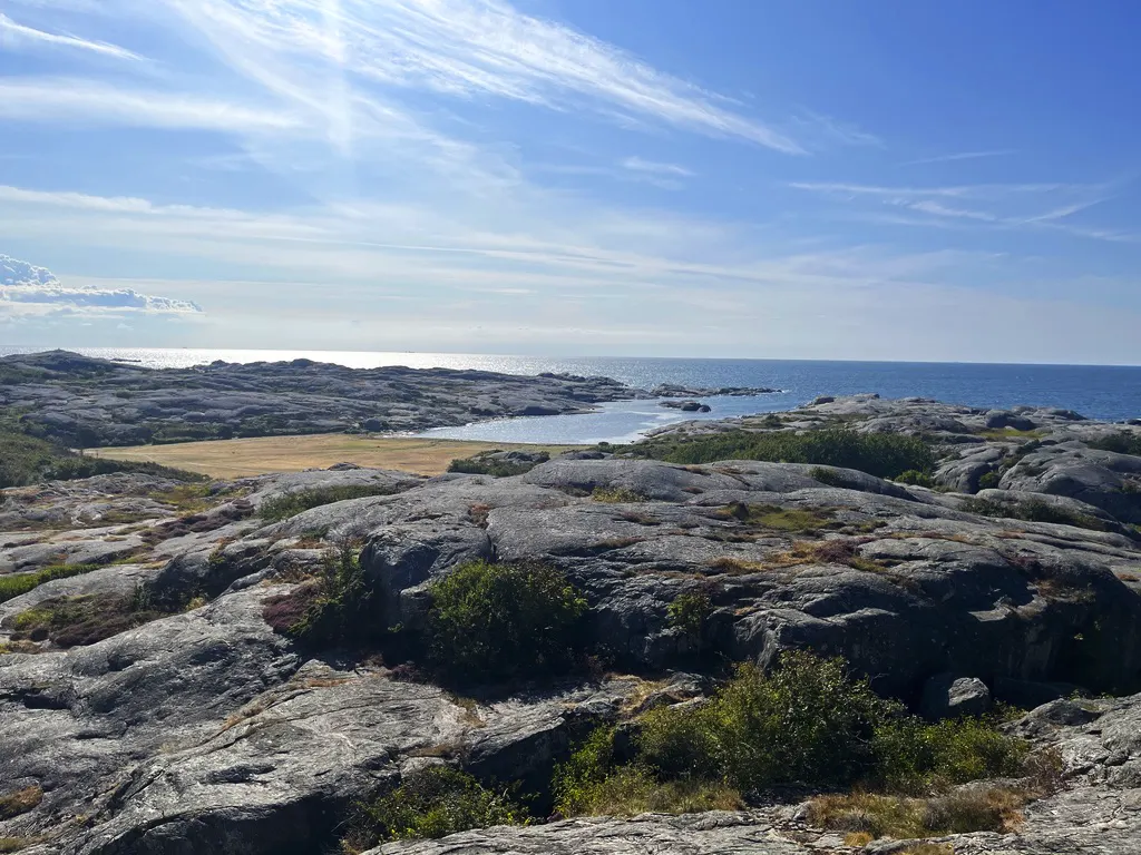 Smooth granite rocks along the Swedish west coast