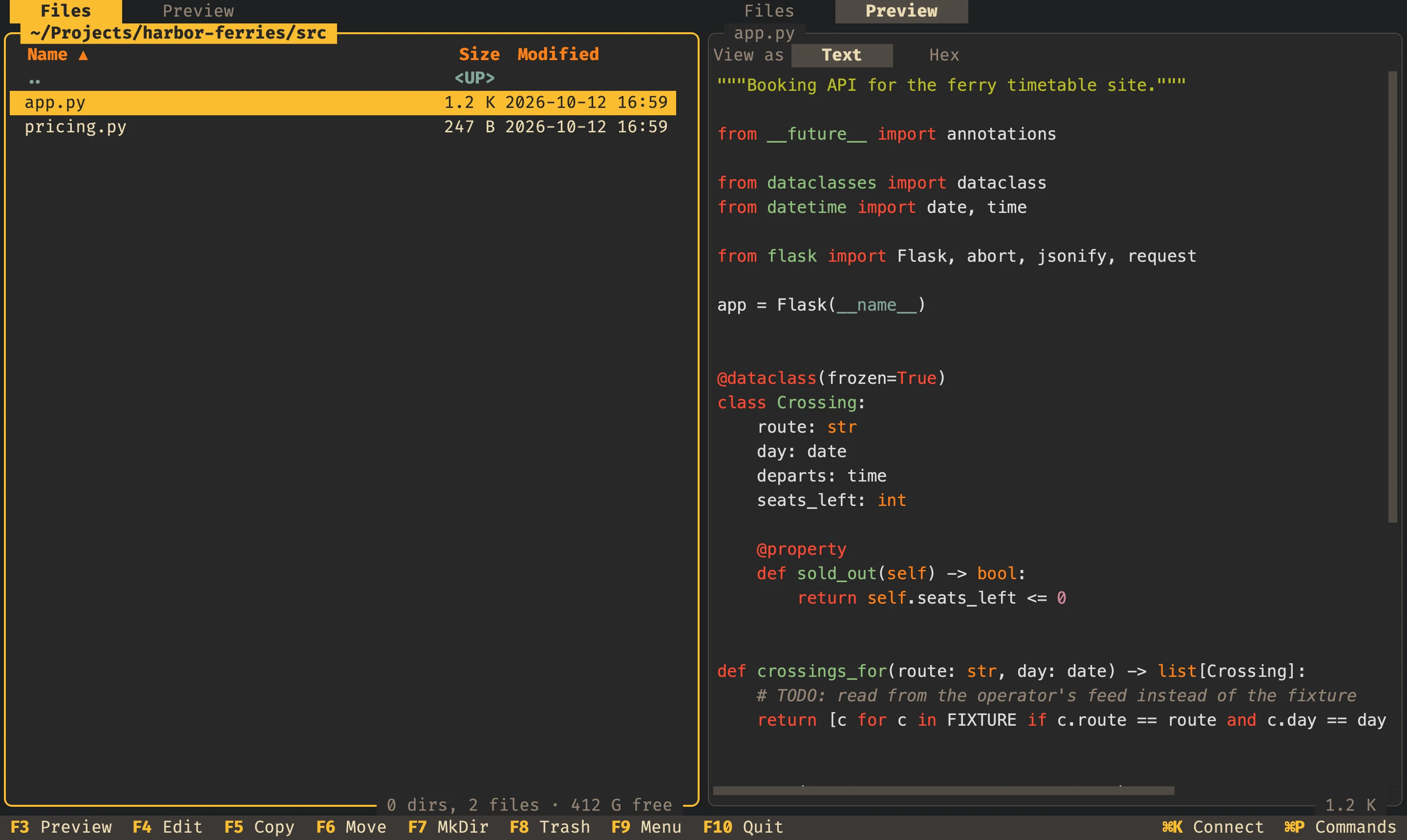 A Python file previewed with syntax highlighting
